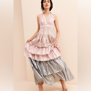 Loveshackfancy Clarissa Gingham Dress Size M